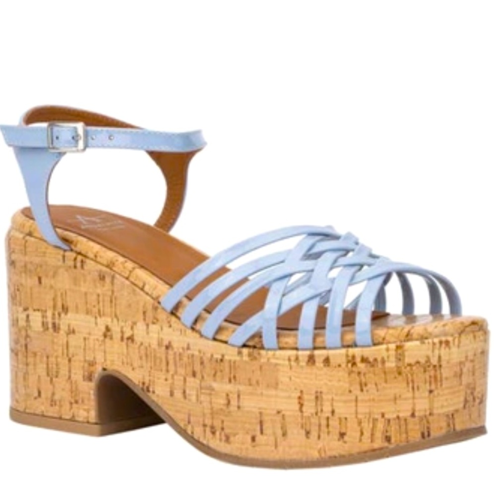 🌹AQUATALIA🌹 Elene Block Heel Platform Sandal In Lavender Size: 9